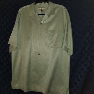 Tommy Bahama Silk shirt Mint Green Sz M